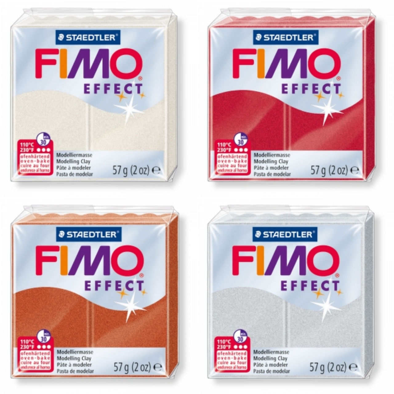 Staedtler Fimo Effect Metallic Polymer Modelling Clay